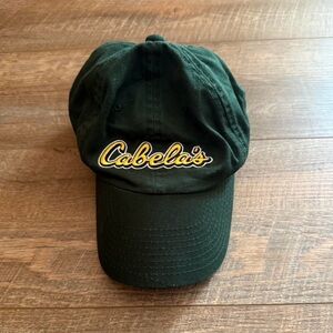 Cabela's Forest Green Cap with Yellow Logo